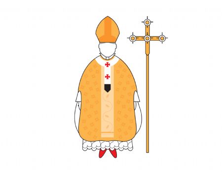 La vestimenta del papa Francisco, en detalle