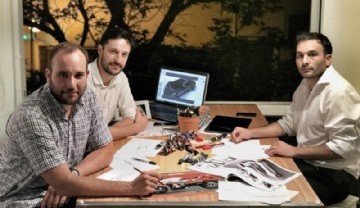 José Alegre, Balbino Martínez y Adrián Gallardo (Division Creativa Lab, de La Plata).