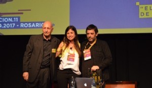 Director de FePI Osvaldo Palena, Marina Fielder y Darío Rial