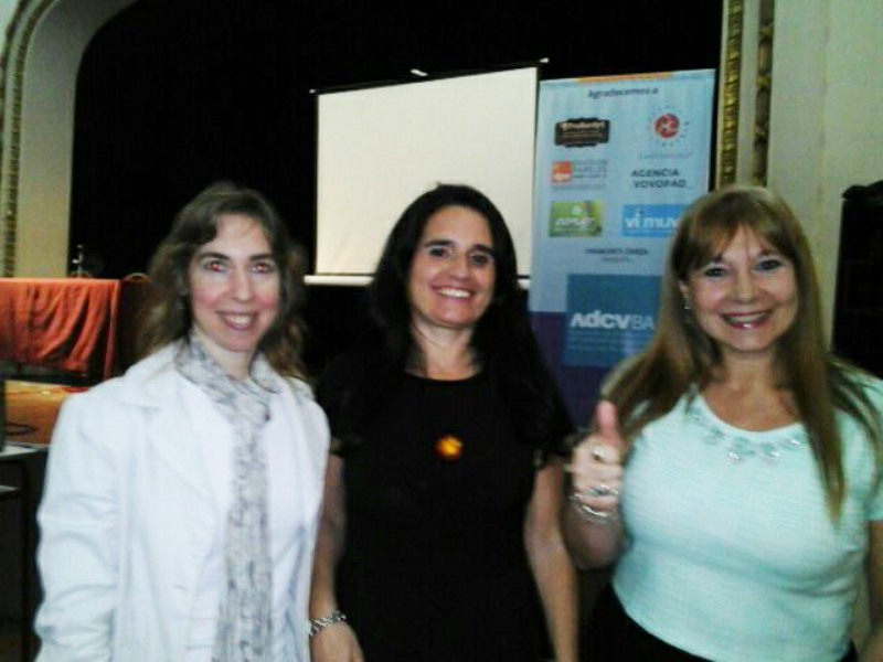 Empresaria que llegó de Buenos Aires Patricia Gallardo disfrutando el evento con nosotras