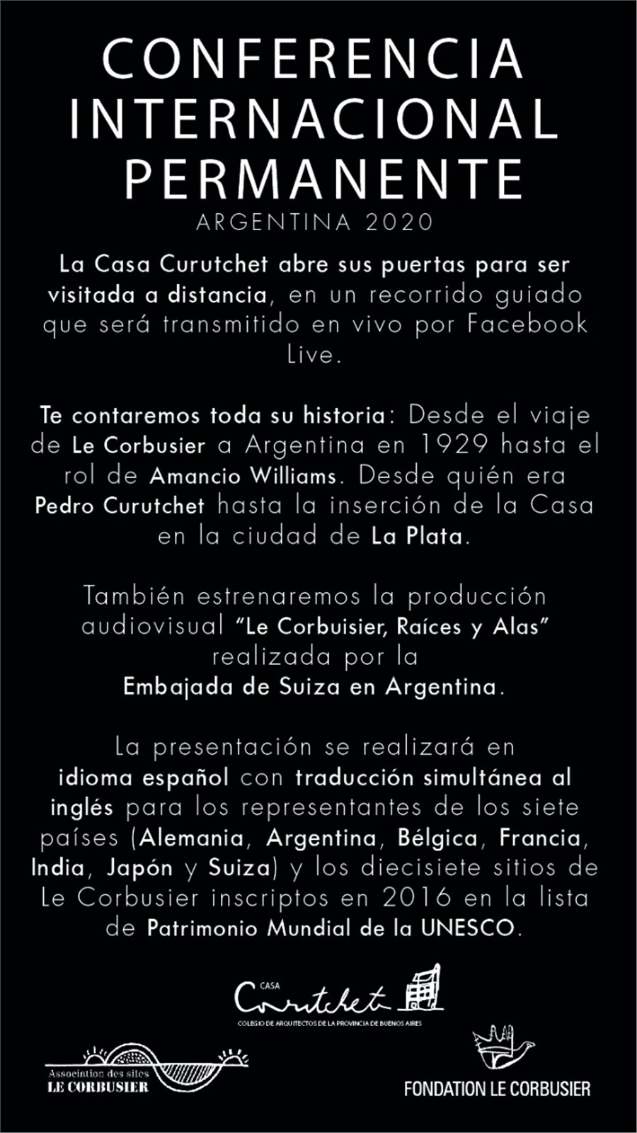 Flyer de la Casa Curutchet