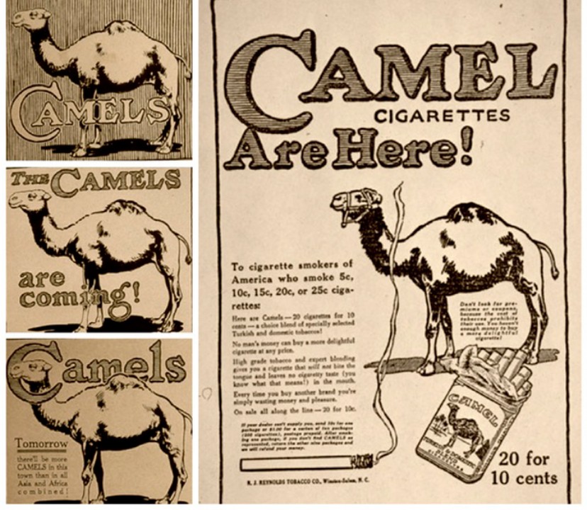 Algunas curiosidades del diseño de las cajas de Camel que posiblemente  desconoces