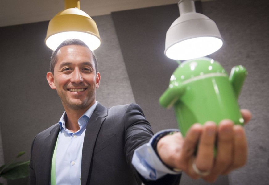 Hiroshi Lockheimer, vicepresidente senior de Google, máximo responsable de Android. JUAN BARBOSA EL PAÍS