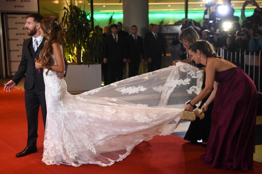 Vestido de 2025 antonella roccuzzo boda