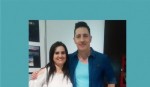 Mariela Lopazzo Directora de Dopler Agencia de Noticias de Diseño junto a Jairo Bonilla músico y compositor colombiano