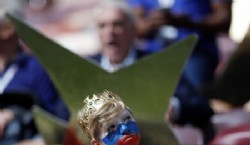 El Estadio Olímpico Luzhniki abrió sus puertas a más de 80.000 espectadores de todo el mundo para presenciar la ceremonia de inauguración del Mundial. Foto Infobae