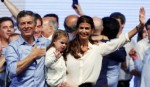 Macri, Awada y su hija Antonia, la frescura de la nueva pareja presidencial