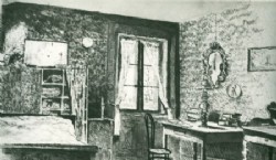 Paul Klee pintó a tinta "Mi Habitación" en el año 1896