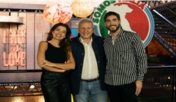 Verónica Varano, el Director General de ACTIA Nicolás Moretti y Gonzalo Vecchi