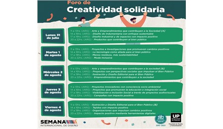 Foro creatividad solidaria